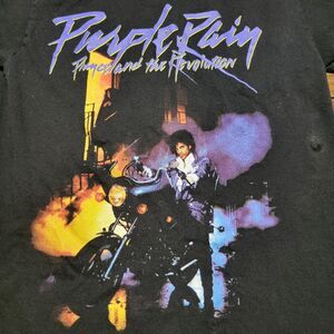 Purple Rain SS Black Tee - Size Small